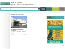 Tablet Screenshot of espacepro.artsetlivres.com